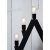 Ljusstake Max Svart 77x77x15cm