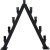 Ljusstake Max Svart 77x77x15cm