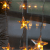 Ljusgardin Star 180x40cm