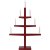 Ljusstake Tripp Röd 49x77x10cm