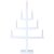 Ljusstake Tripp Vit 49x77x10cm