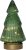 Glasdekoration Verde Grön 10,6xH19,5cm