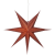 Pappersstjärna Point Röd 60x60x9cm