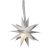 Pappersstjärna December Vit 35x35x35cm