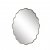 Spegel Jonna Antik Mässing 51x39cm