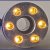 LED Ring 6 Gul utan trafo
