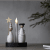Ljusstake Christmas Joy Vit 16x21x10cm