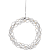 Krans Curly Svart 30x30x6cm