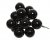 Kulor Tråd 2cm Svart 12-pack