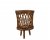 Lykta Bambu 16x16x16cm