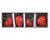 Duktyngd Jordgubbe 16,5x5,5x4cm 4-pack