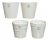 Kruka Vit 13,5x13,5x13cm