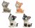 Solcell LED Katt Mix 16cm