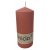 Blockljus 67x150mm Mörkrosa