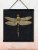 Poster Dragonfly Black 30x40cm
