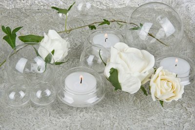 Flytkopp Glas 7x5cm 3-pack