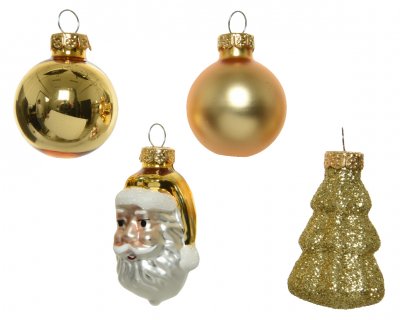 Julkula Mix 2-6cm Guld Mix 9-pack