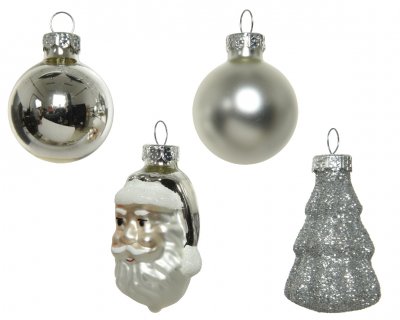 Julkula Mix 2-6cm Silver Mix 9-pack