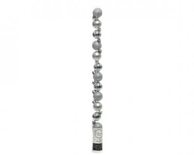 Julkula 3cm Silver Mix 14-pack