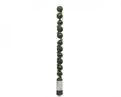 Julkula 3cm Mörkgrön Mix 9-pack
