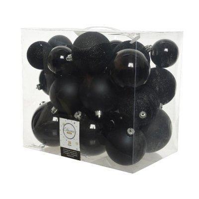 Julkula 6-10cm Svart 26-pack