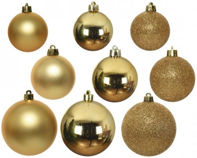 Julkula 6-10cm Guld 26-pack