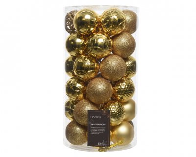 Julkula 6cm Mix Guld 37-pack