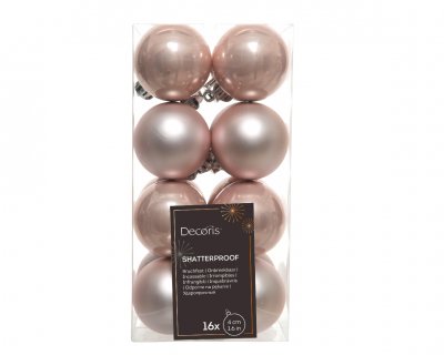 Julkula 4cm Ljusrosa 16-pack