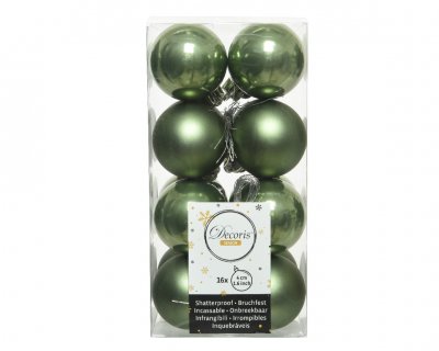 Julkula 4cm Grön 16-pack