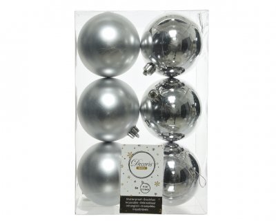 Julkula 8cm Silver 6-pack