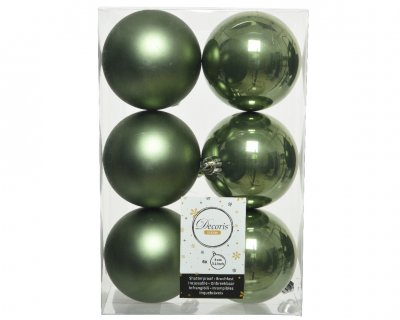 Julkula 8cm Grön 6-pack