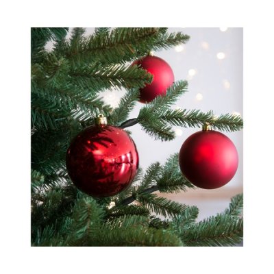 Julkula 10cm Röd 4-pack