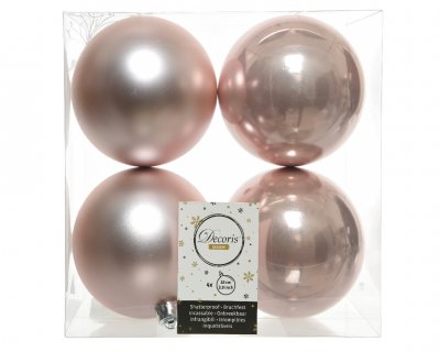 Julkula 10cm Ljusrosa 4-pack
