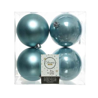 Julkula 10cm Turkos 4-pack