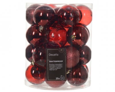 Julkula 25-pack Mix Mörkröd