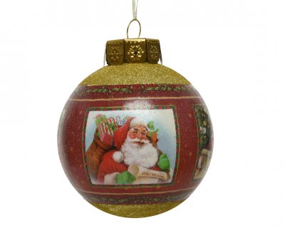 Julkula 30cm Tomte Röd
