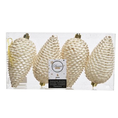 Julkula Kotte 12x7cm Vit 4-pack