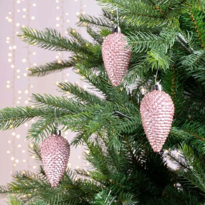 Julkula Kotte 4,5x8cm Ljusrosa 6-pack