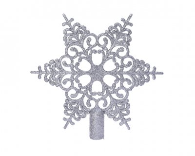 Toppstjärna 20,5x19x2cm Silver