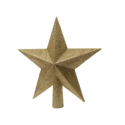 Toppstjärna 19x19x4,2cm Guld