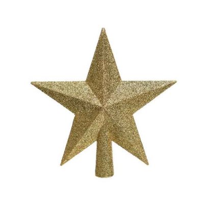 Toppstjärna 19x19x4,2cm Guld