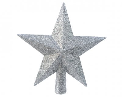 Toppstjärna 19x19x4,2cm Dimblå