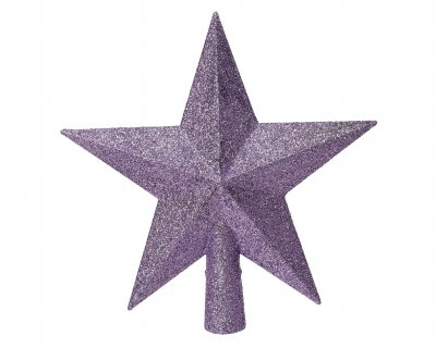 Toppstjärna 19x19x4,2cm Lila