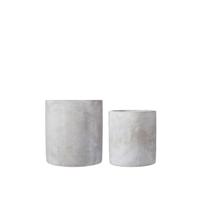 Kruka Siri Rund Grå