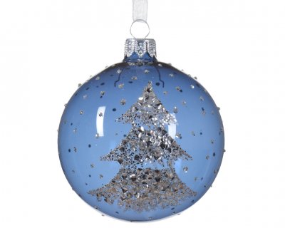 Julkula 8cm Blå
