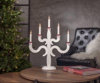 Ljusmanchett Rosett Röd 7- pack