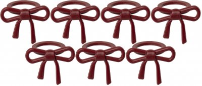 Ljusmanchett Rosett Röd 7- pack