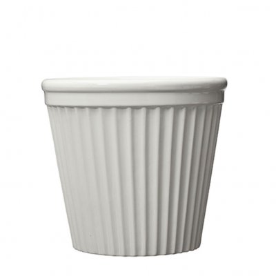 Kruka Estrid Vit 18x17cm