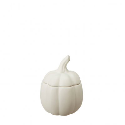 Pumpa med lock Vit 10x13cm