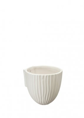 Väggkruka Sigrid Vit Matt 18x17cm